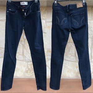 Hollister dark wash skinny jeans